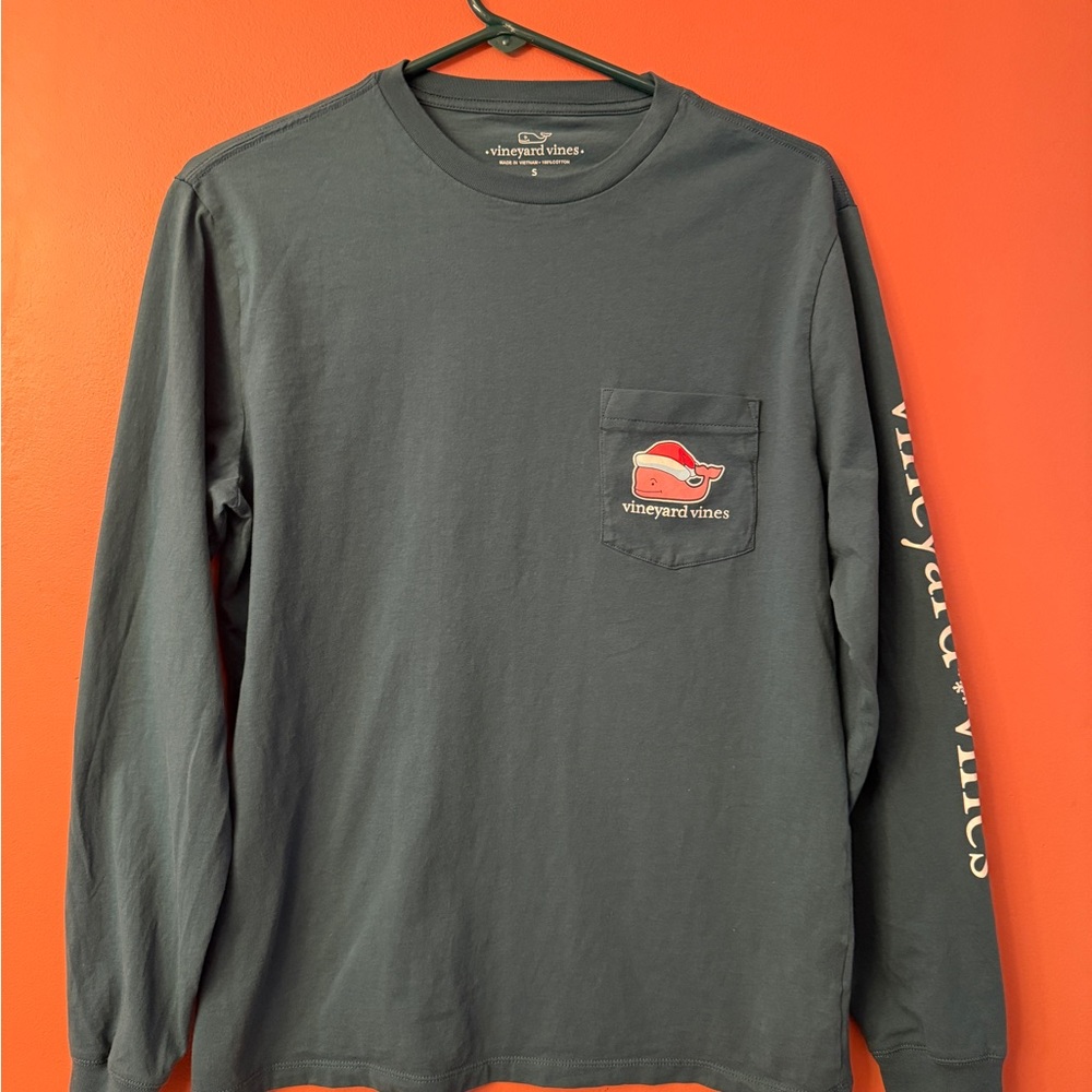Vineyard Vines Men's Green Long Sleeve Shirt